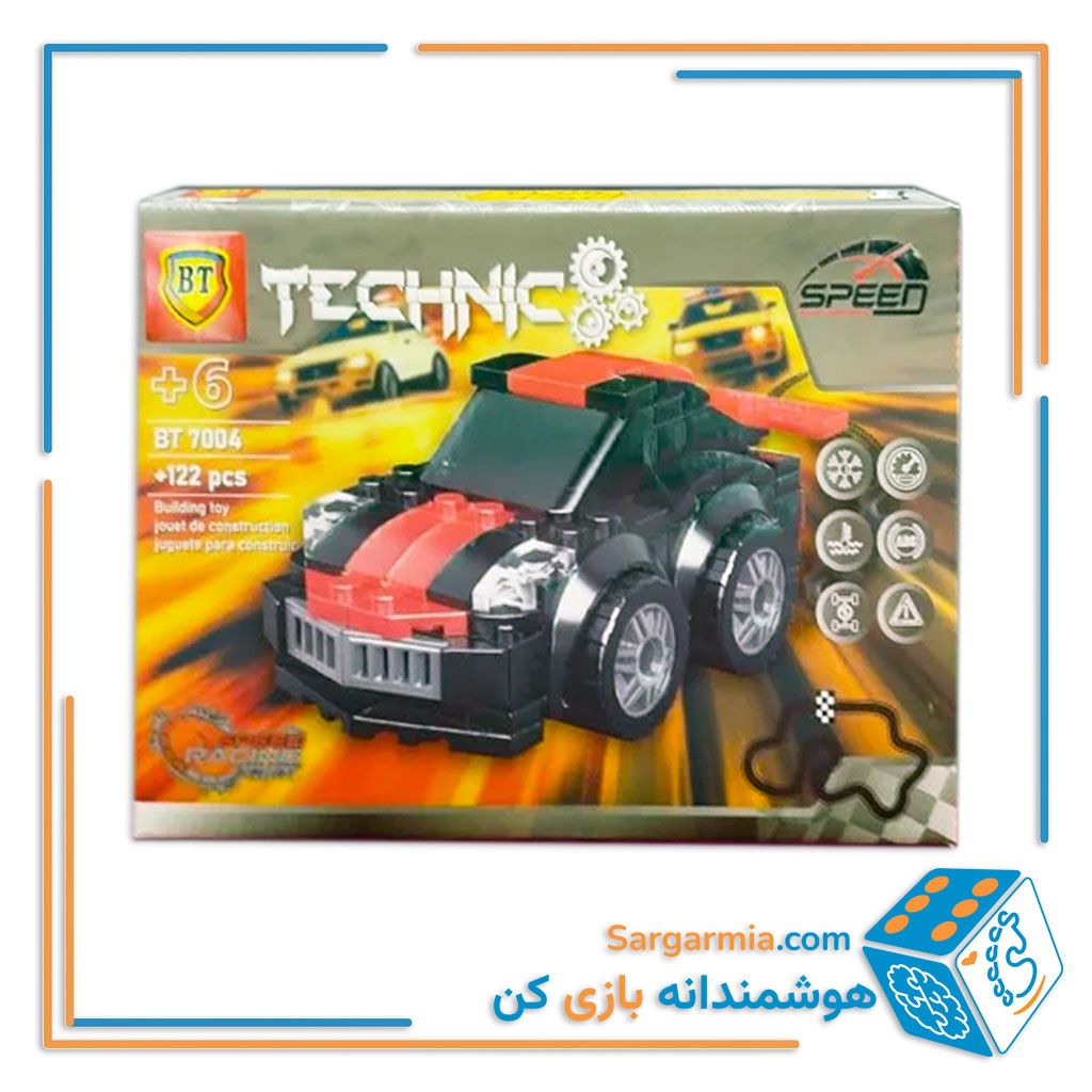 لگو ماشین مسابقه‌ای کد BT7004