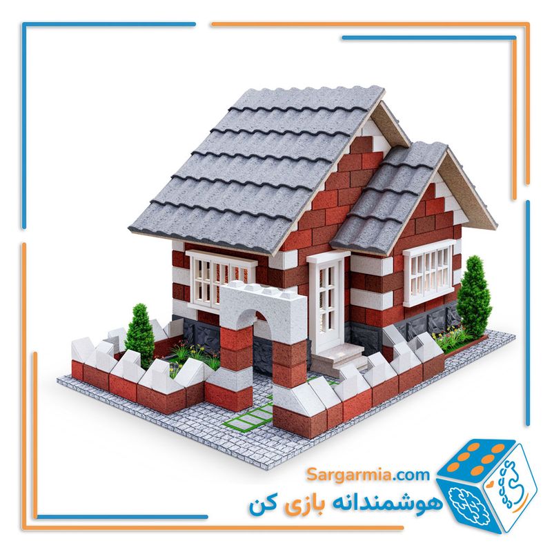 ساختنی ویلای مدرن مینیاتوری اشل - ۳۹۹ قطعه