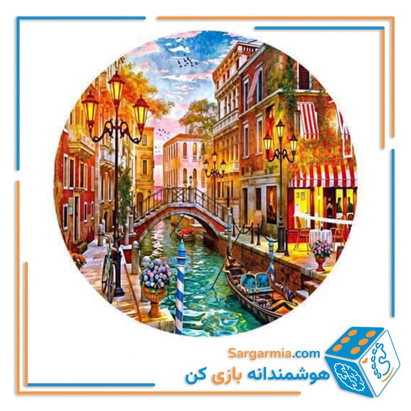 پازل چوبی ونیز - بسته‌بندی شیشه‌ای