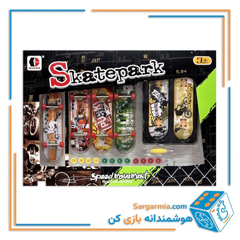 اسکیت انگشتی پک ۶ عددی کد ۱۸۱۲۴