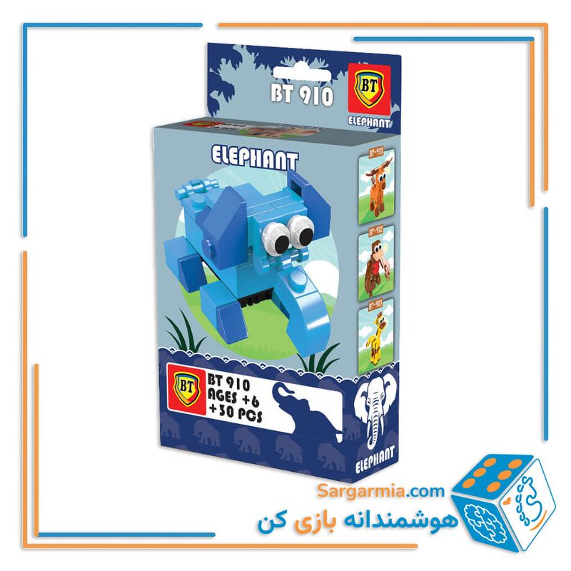  لگو حیوانات سری 1 مدل فیل کد BT910