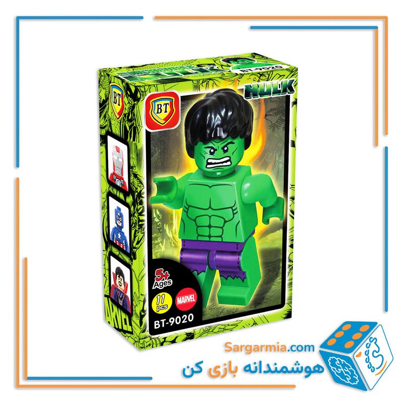 لگو آدمک مارول مدل هالک کد BT9020