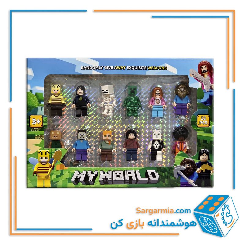 مینی فیگور لگویی ماینکرفت  کد ۰۱ - Lego minifigures minecraft