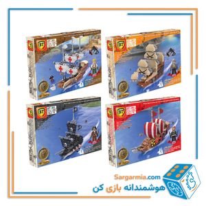 لگو کشتی دزدان دریایی 4 مدلی کد BT7011