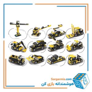 لگو ماشین راهسازی 22 مدلی 306 تکه کد AMT3111