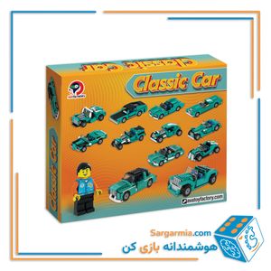 لگو ماشین کلاسیک 12 مدل با آدمک 299 تکه کد AMT۳۱۱۳ 