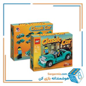 لگو ماشین کلاسیک 12 مدل با آدمک 299 تکه کد AMT۳۱۱۳ 