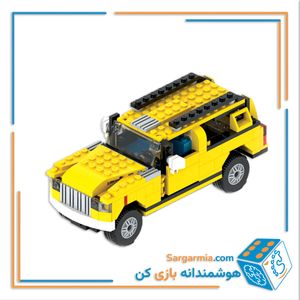 لگو ماشین شاسی بلند ۲۱ مدلی  ۳۰۴ قطعه با آدمک کد AMT3116