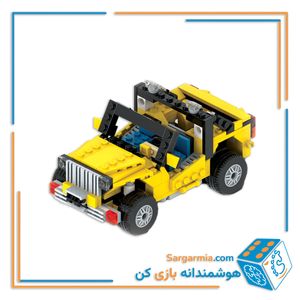 لگو ماشین شاسی بلند ۲۱ مدلی  ۳۰۴ قطعه با آدمک کد AMT3116