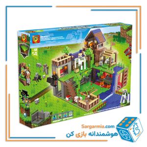 لگو ماینکرافت دهکده 1400 قطعه کد BT66