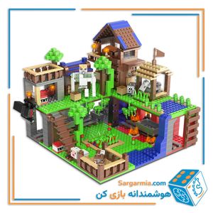 لگو ماینکرافت دهکده 1400 قطعه کد BT66