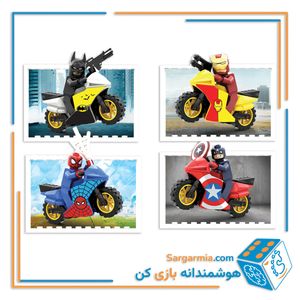 لگو مینی فیگور موتور سوار مرد عنکبوتی AMT3242