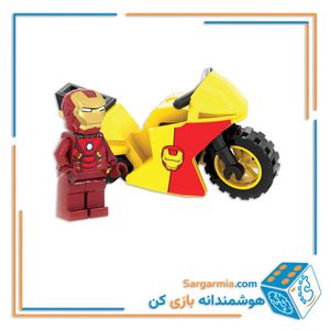 لگو مینی فیگور موتور سوار آیرون من AMT3244