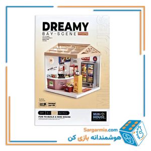 ساختنی فروشگاه مینیاتوری چراغ دار ۹۲ قطعه