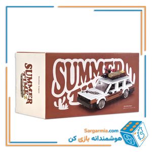 لگو ماشین همراه با استیشن کد ۸۸۲۴ - German wagon sleeper