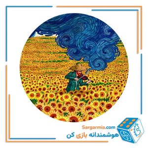پازل چوبی آفتابگردان - بسته‌بندی شیشه‌ای