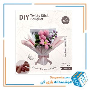ساختنی دسته گل پارچه‌ای لیلیوم کد ۹۵۵۳۱۴