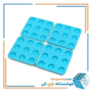بازی ایرانی انتزاعی پنتاگو آبی