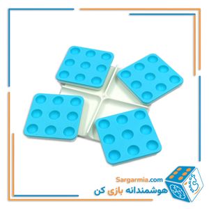بازی ایرانی انتزاعی پنتاگو آبی