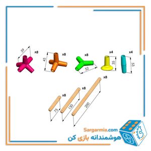 بازی ایرانی مهارتی چوب سازه - Choob Sazeh