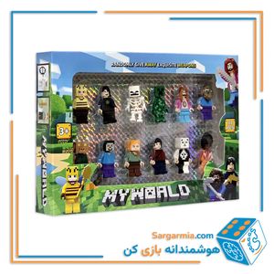 مینی فیگور لگویی ماینکرفت  کد ۰۱ - Lego minifigures minecraft