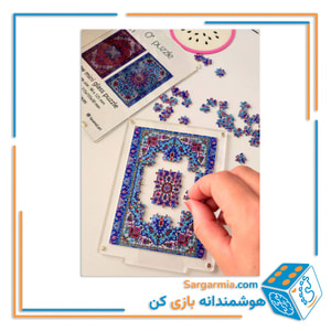 مینی پازل شیشه ای دوطرفه طرح تن تن کد AN101
