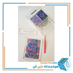 مینی پازل شیشه ای دوطرفه طرح تن تن کد AN101