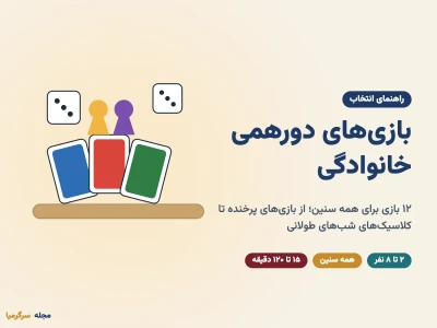 بهترین بازی‌های دورهمی خانوادگی؛ ۱۲ بازی برای همه سنین