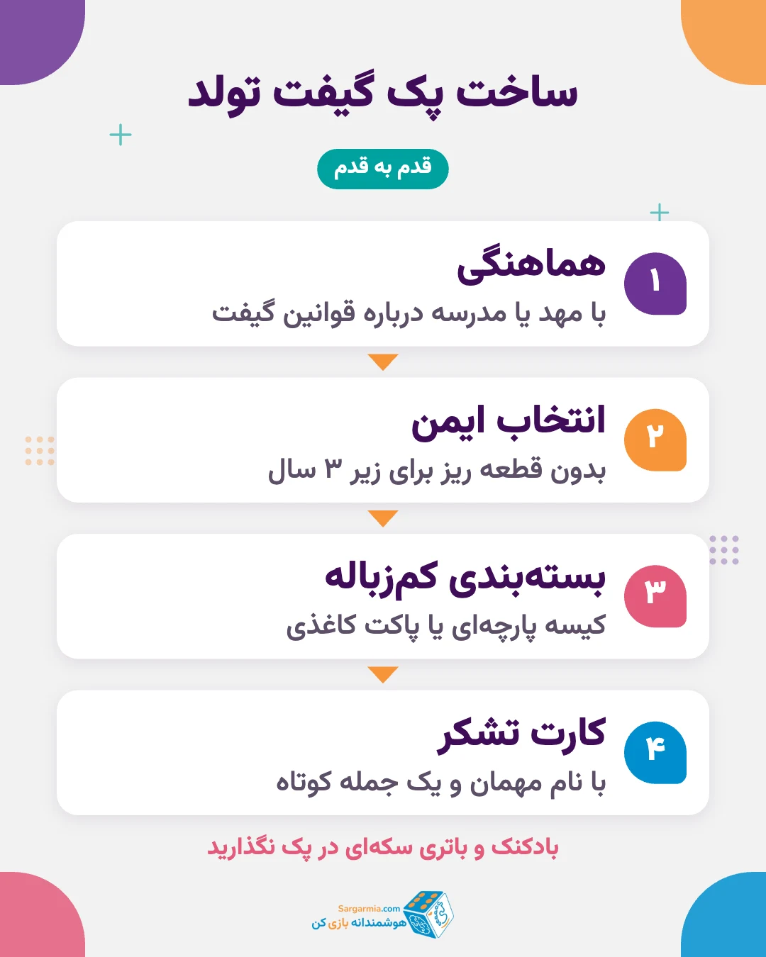 ساخت پک گیفت تولد دخترانه قدم به قدم