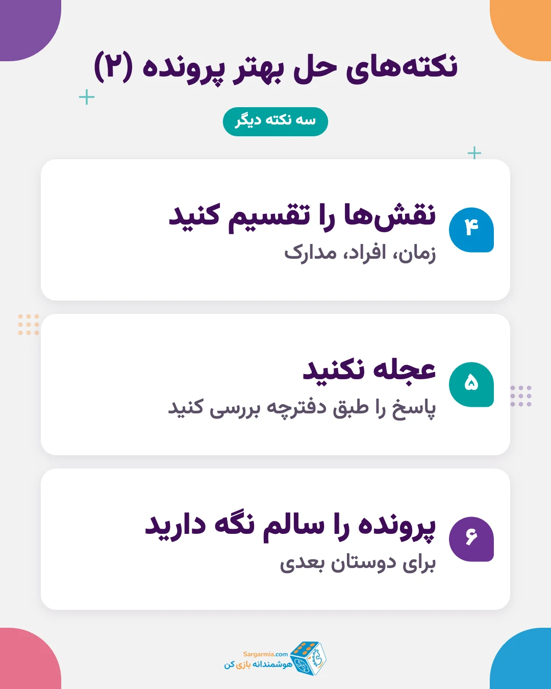 نکته های حل پرونده در بازی کارآگاهی ایرانی (ادامه)