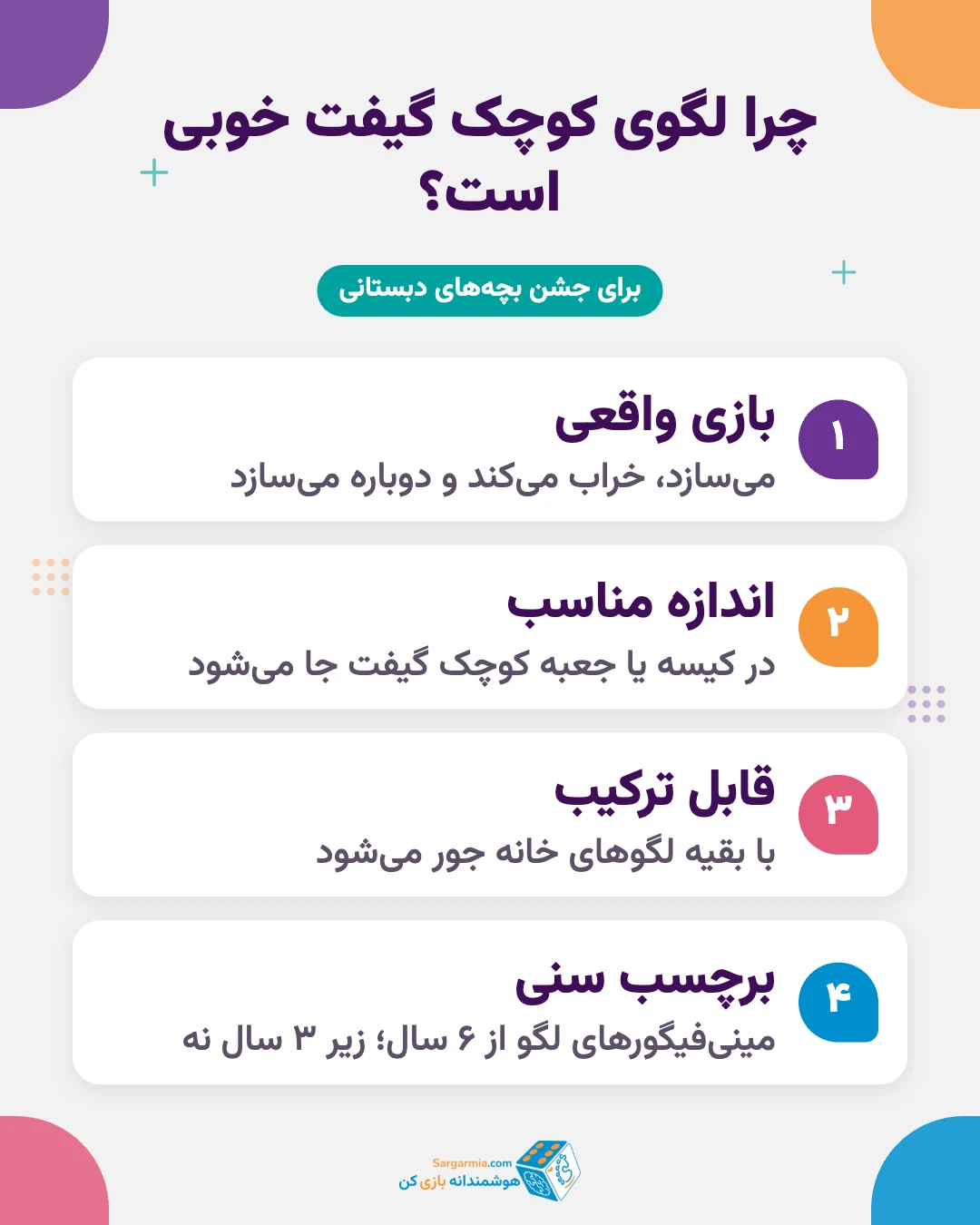 لگو کوچک برای گیفت تولد؛ معیارهای انتخاب مینی فیگور و ست کمقطعه