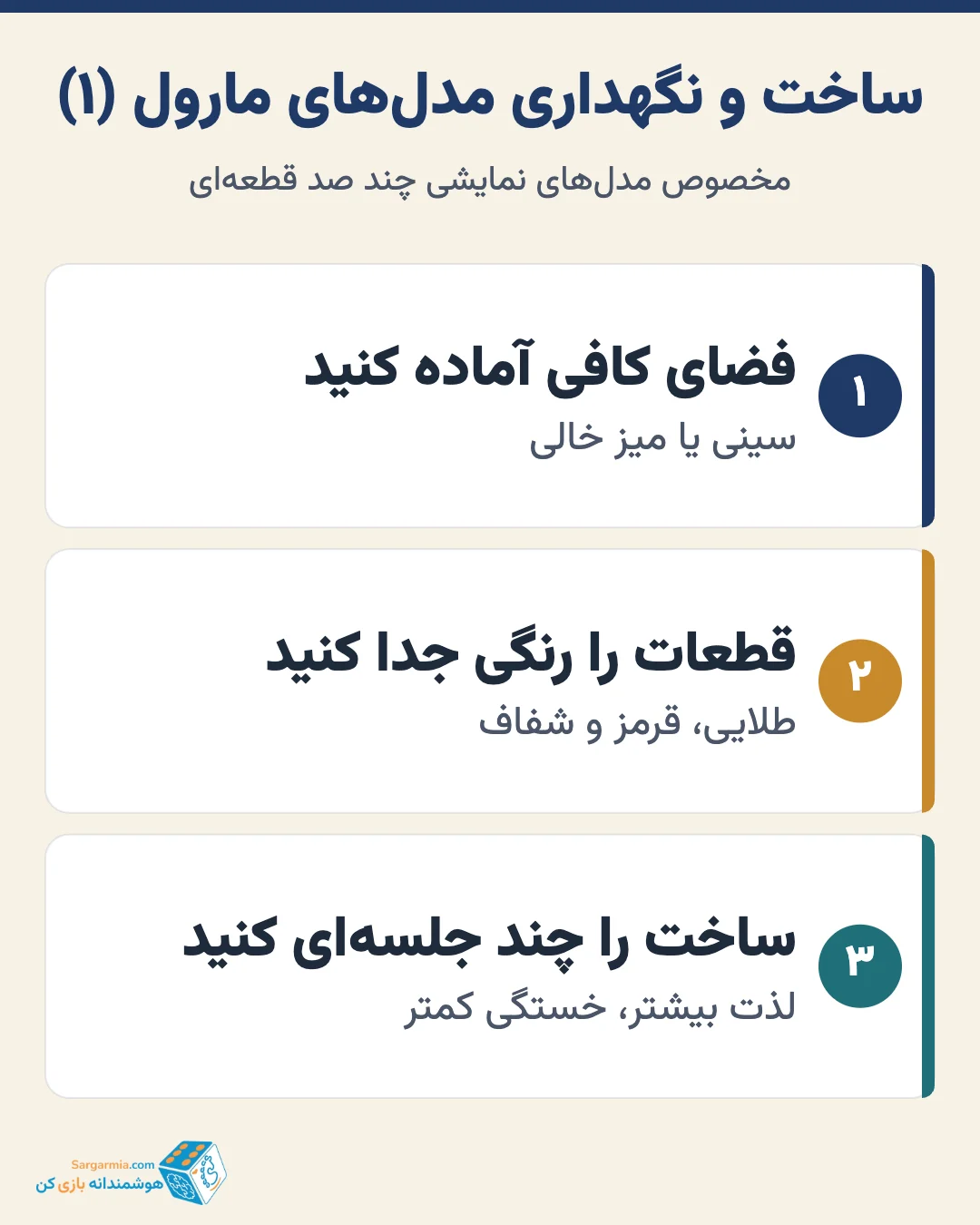 نکات ساخت و نگهداری مدلهای نمایشی لگو مارول
