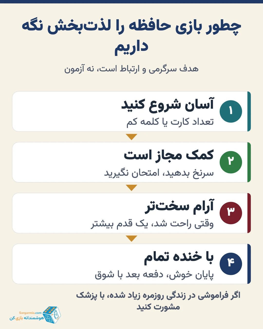 نکتههای بازی حافظه با سالمندان